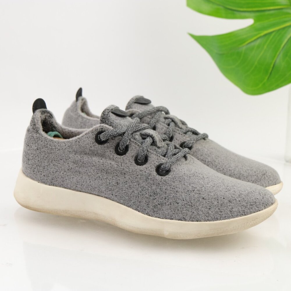 Allbirds‎ Womens WR Wool Runner Sneakers Size 8 Light Gray Merino Low Top Shoes